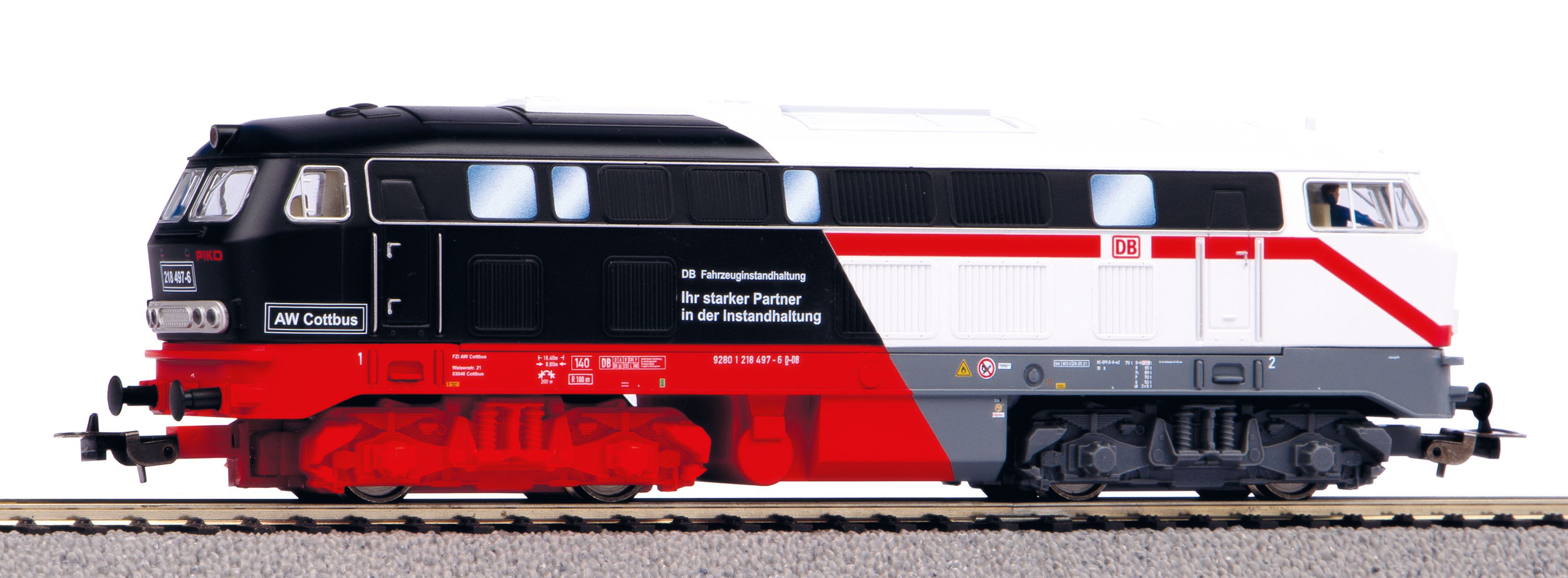 57400 *特别版* BR 218 497-6 "PIKO / Märklin" DB AG 第六时代 柴油机车