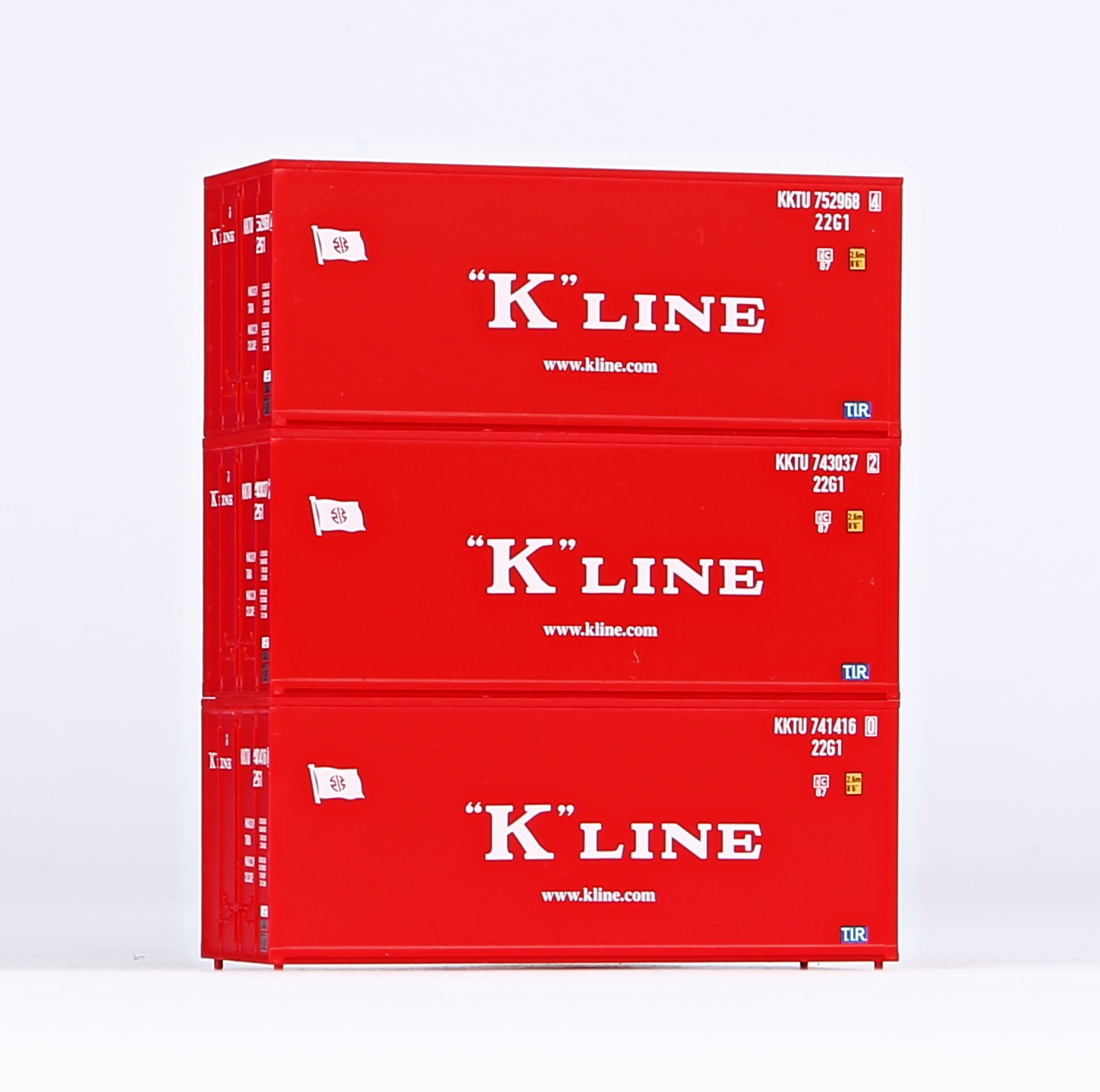 56220 三个20呎货柜“K-Line”涂装