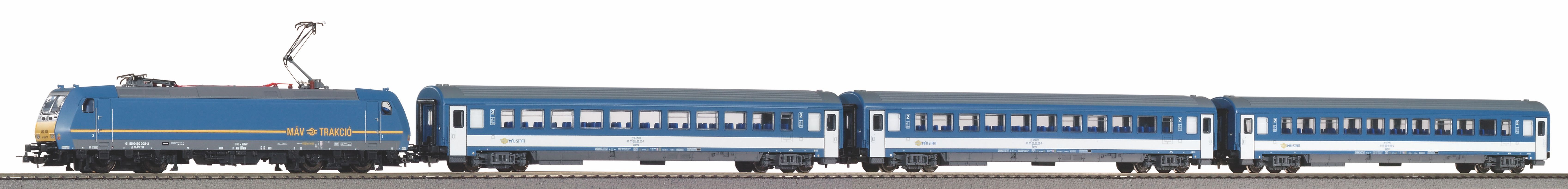 97938 初级套装 (BR185电车+三节乘客车), 路基轨